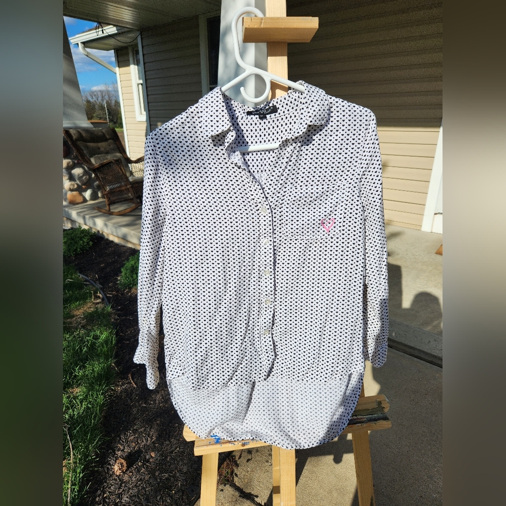 Velvet Heart button down dress shirt size S